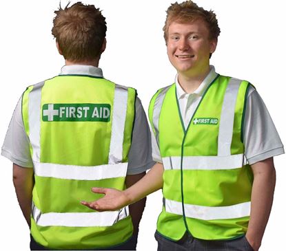 Picture of First Aid --Vest Hi-Vis D/N Regular - WEBSITE SPECIAL