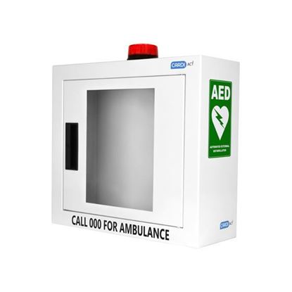Picture of AED Wall Cabinet with Alarm and Strobe Light