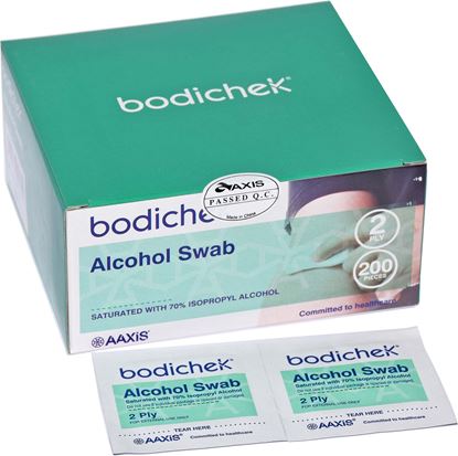 Picture of Swabs - Alcohol Wipes Box 200